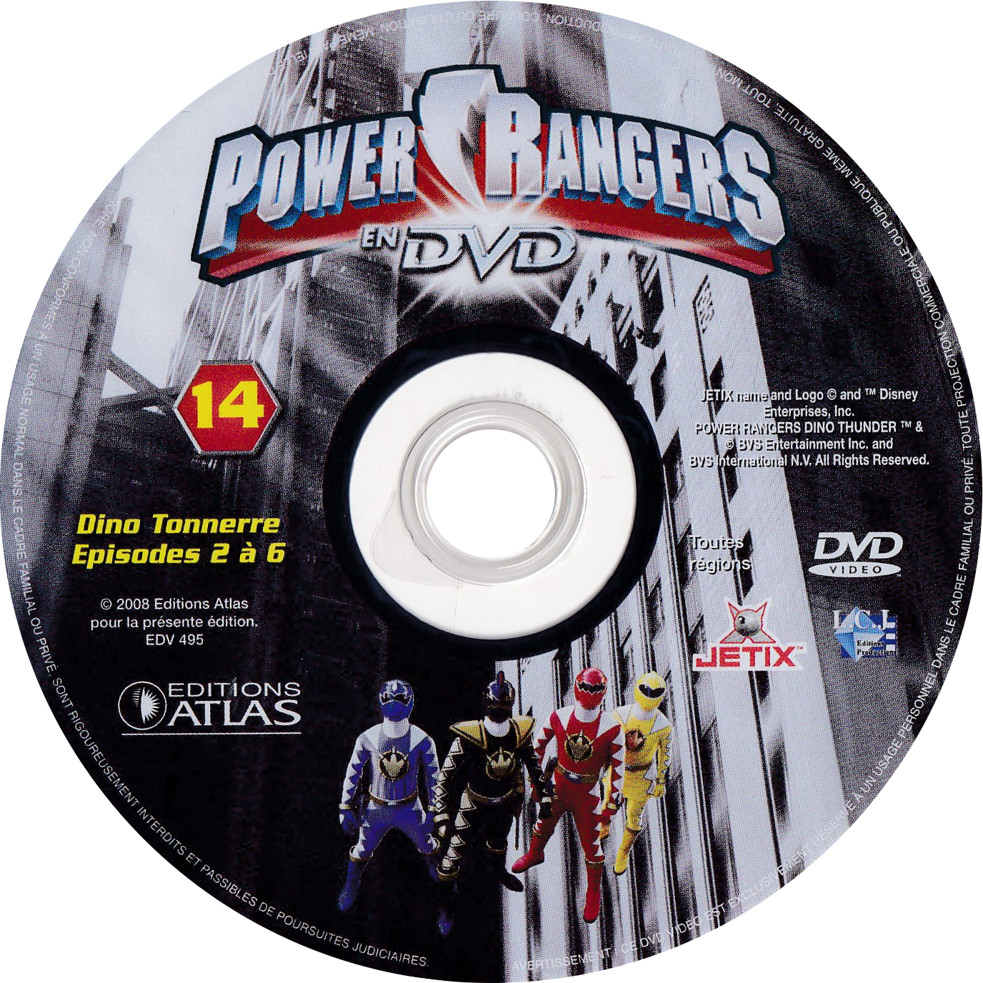 Power Rangers en DVD nÂ°15