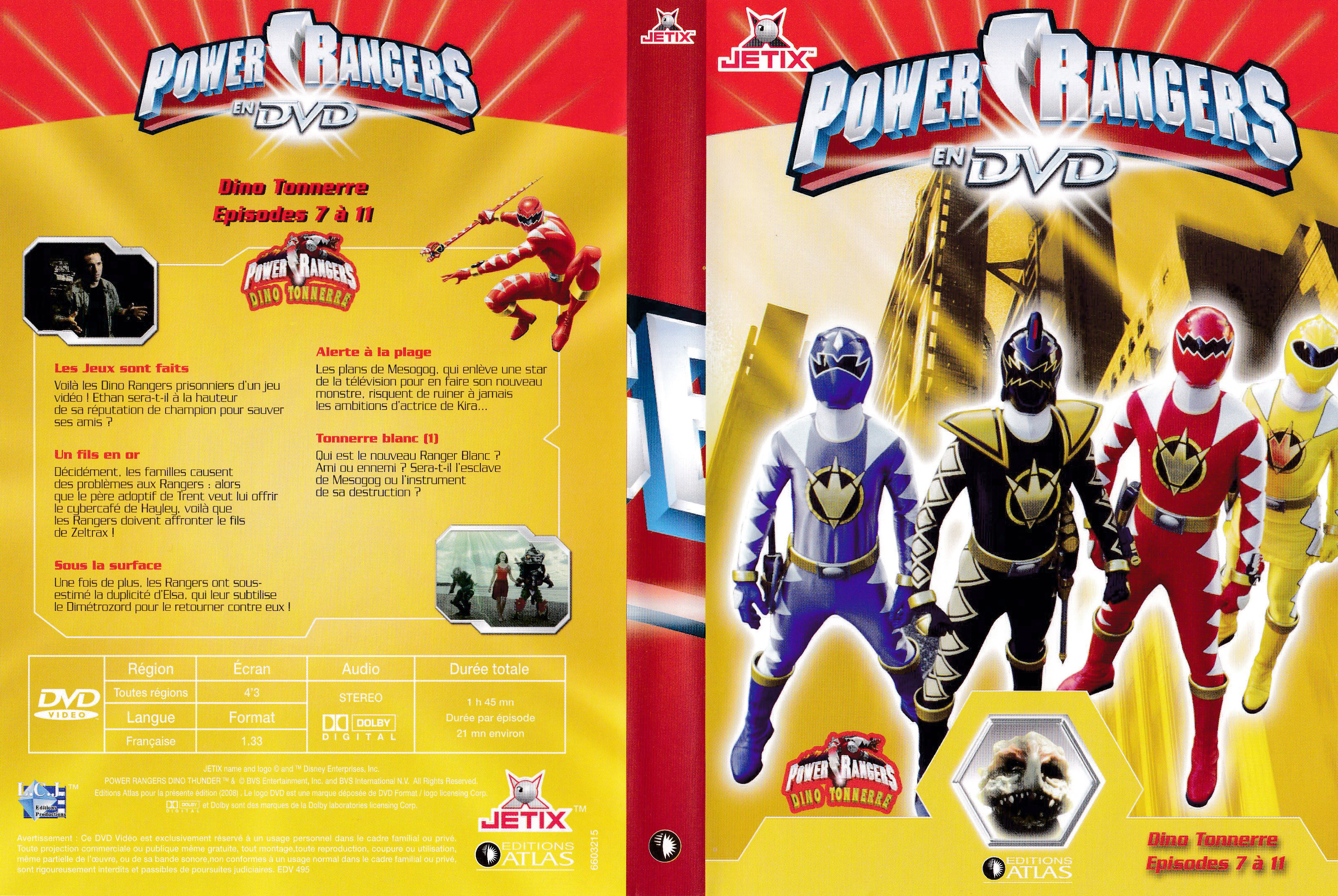 Power Rangers en DVD nÂ°15