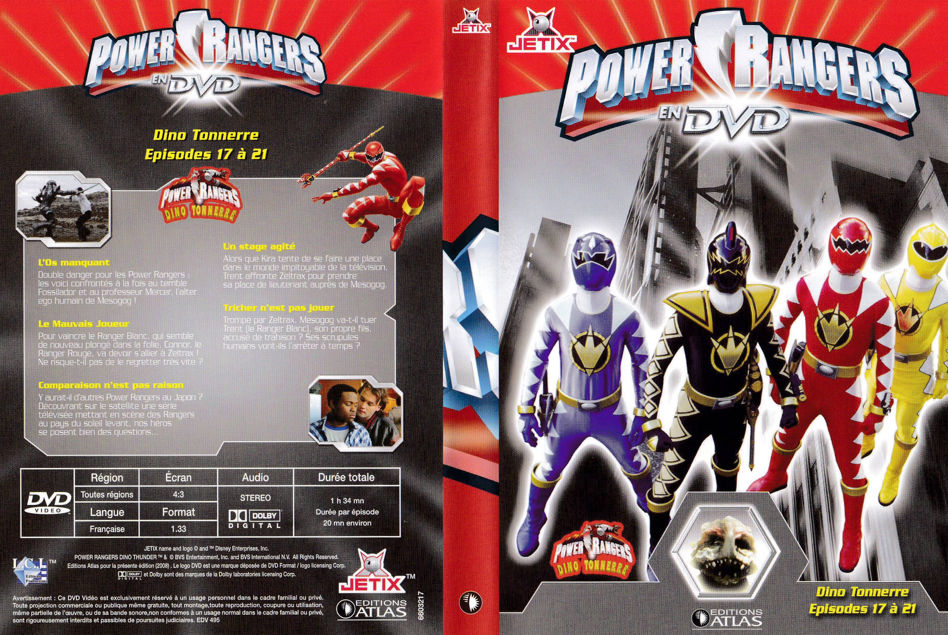 Power Rangers en DVD nÂ°17