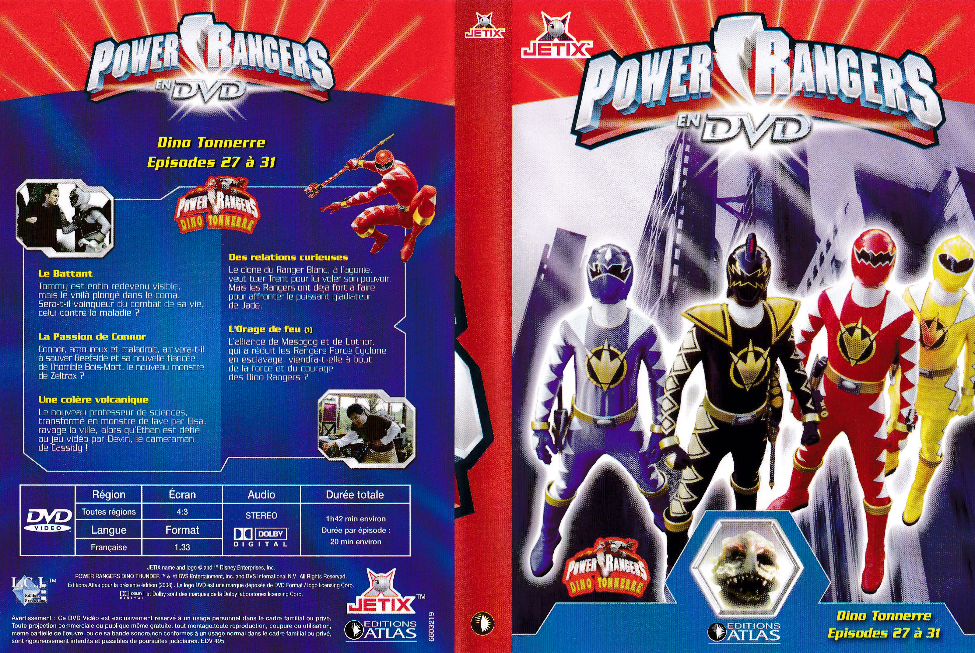 Power Rangers en DVD nÂ°19