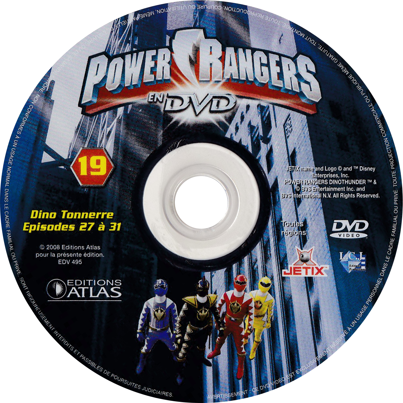 Power Rangers en DVD nÂ°20