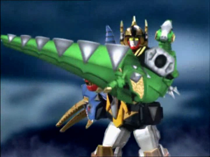 Megazord Dino Tonnerre Mode Parasaure