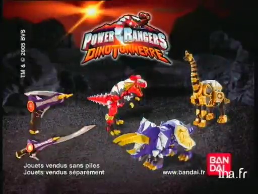 Bandai - Figurines Zordsaurus et Sabre Dino Tonnerre