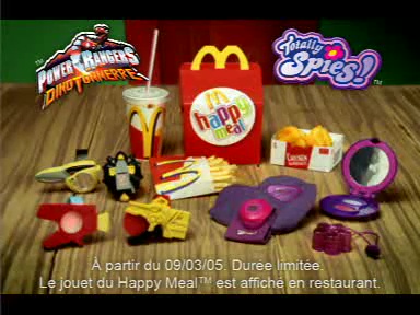 McDonald's - Happy Meal Totally Spies x Power Rangers