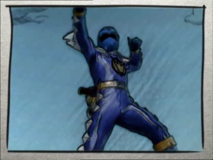 Ranger Dino Tonnerre Bleu (version comics)