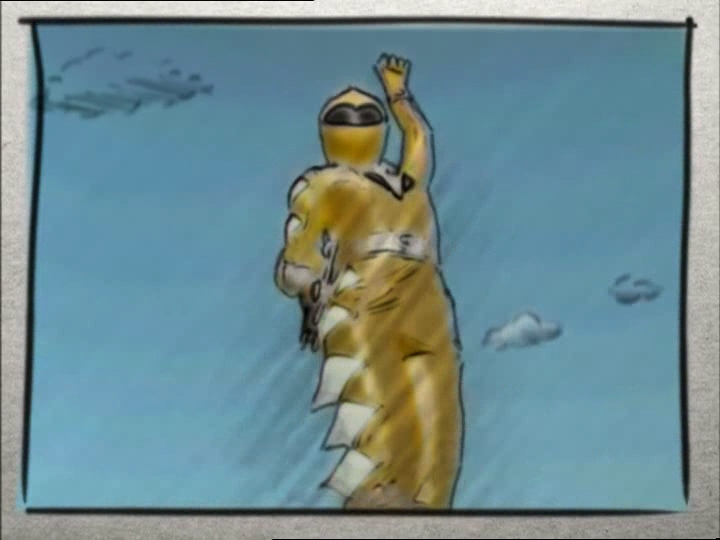 Ranger Dino Tonnerre Jaune (version comics)