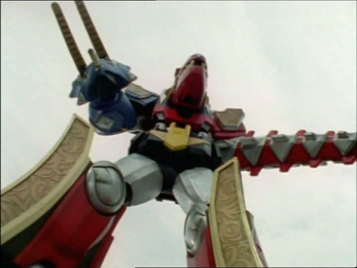 Megazord Dino Tonnerre incomplet