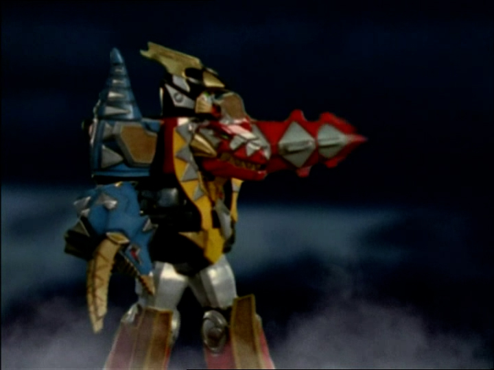 Formation du Megazord Dino Tonnerre Mode DimÃ©tro