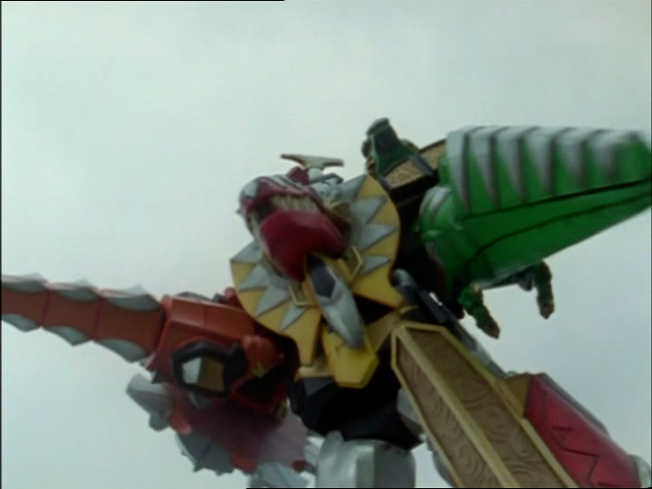 Megazord Dino Tonnerre Mode Parasaure & Ankylo