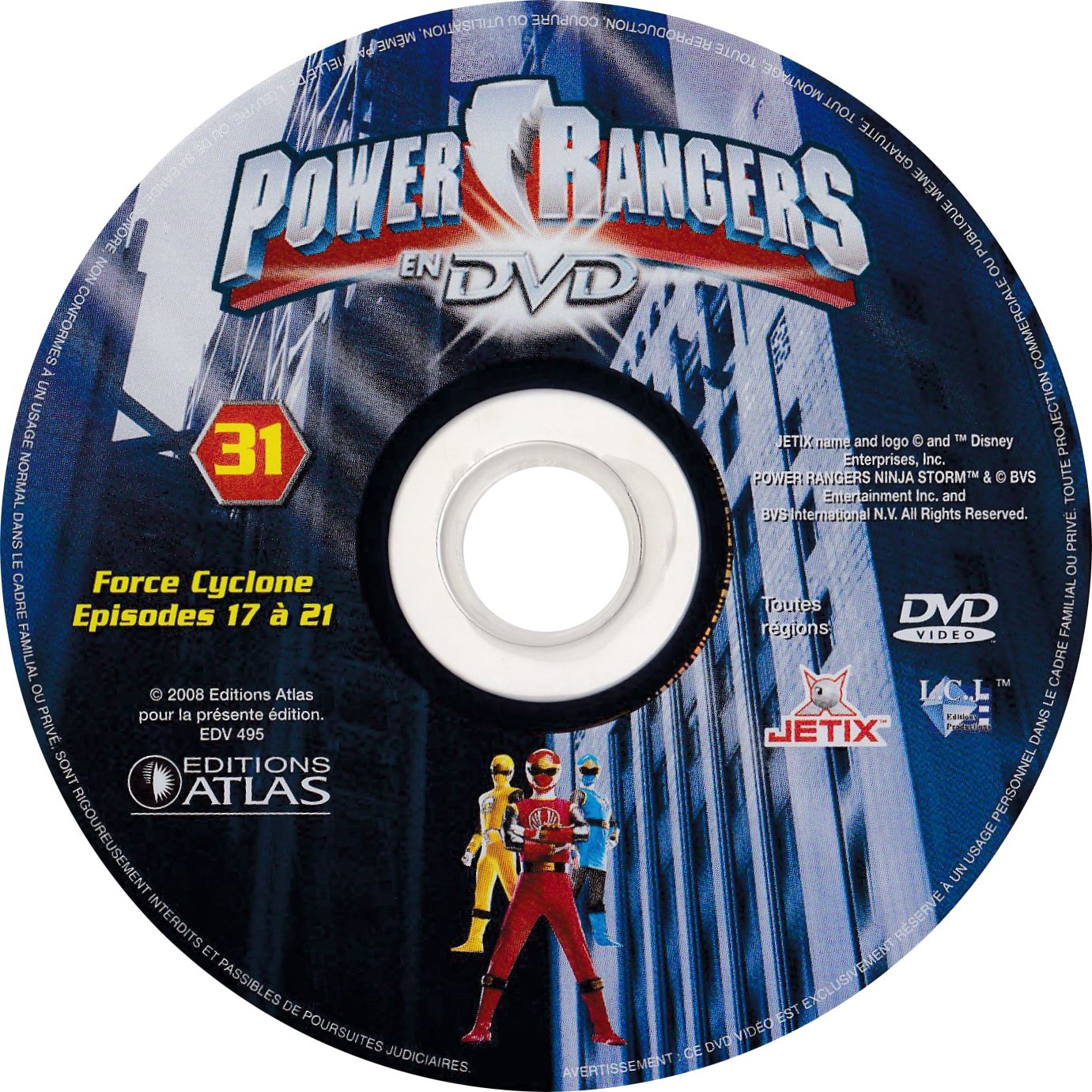 Power Rangers en DVD nÂ°31