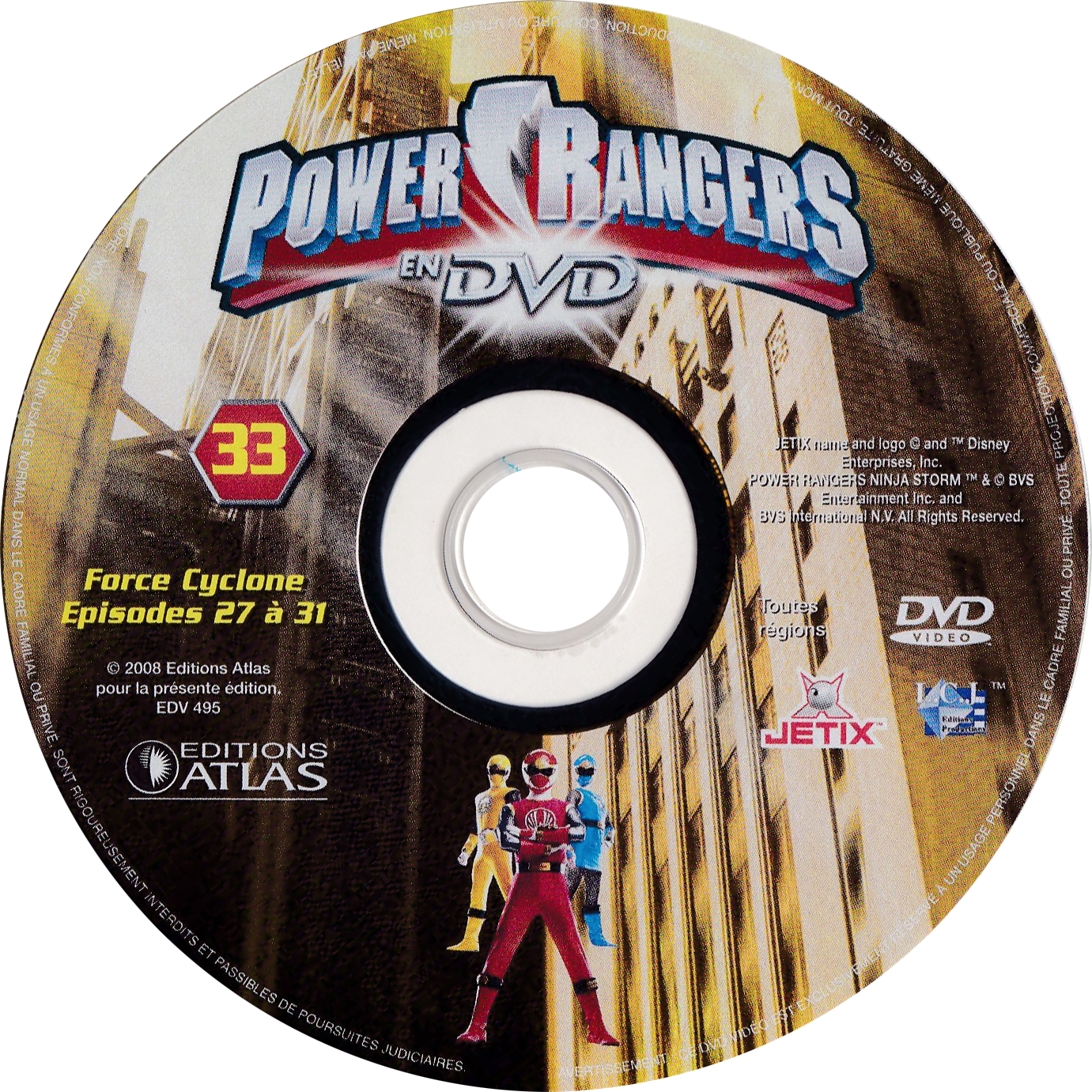 Power Rangers en DVD nÂ°33