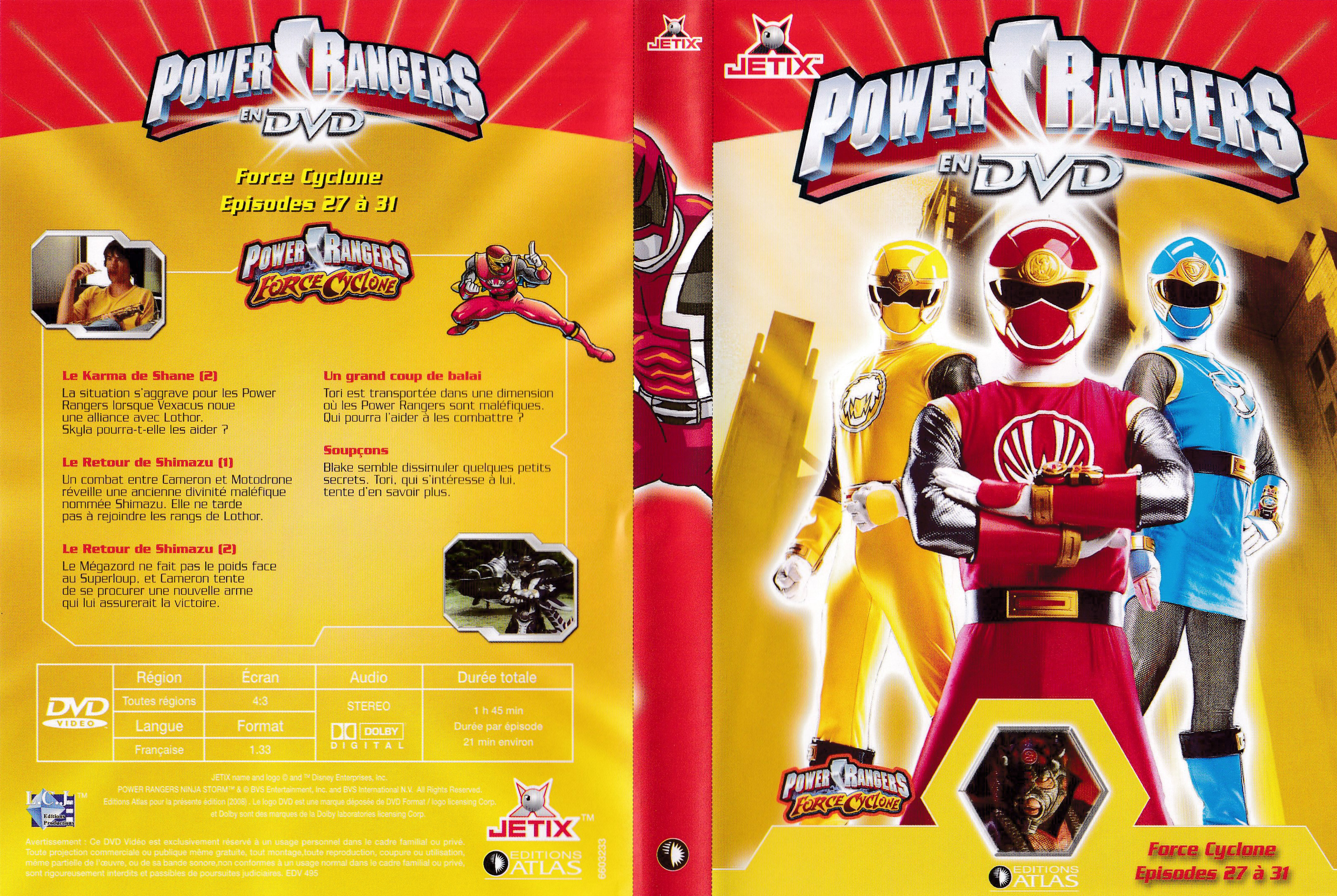 Power Rangers en DVD nÂ°33