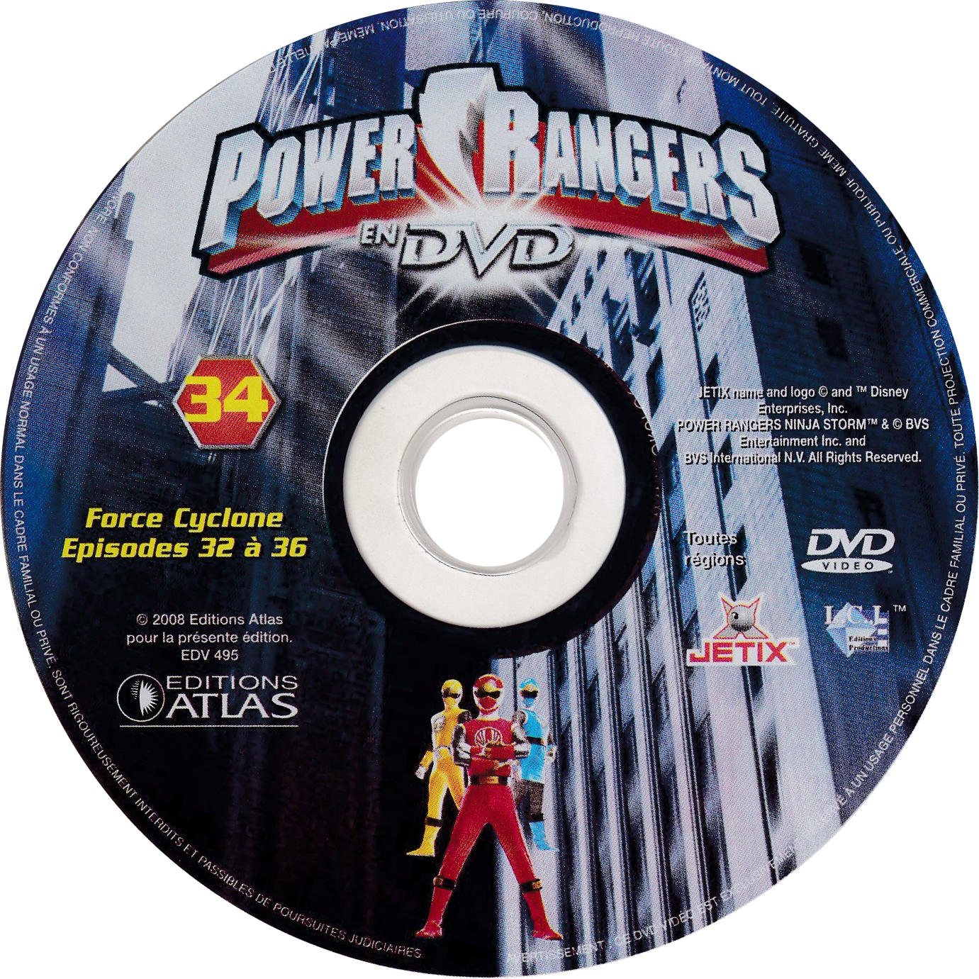 Power Rangers en DVD nÂ°34