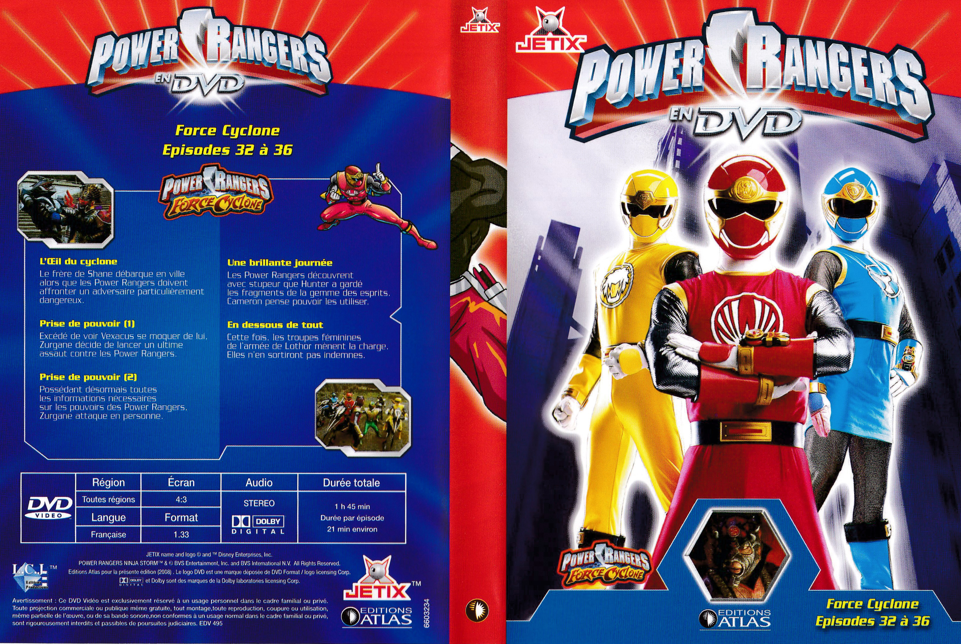 Power Rangers en DVD nÂ°34