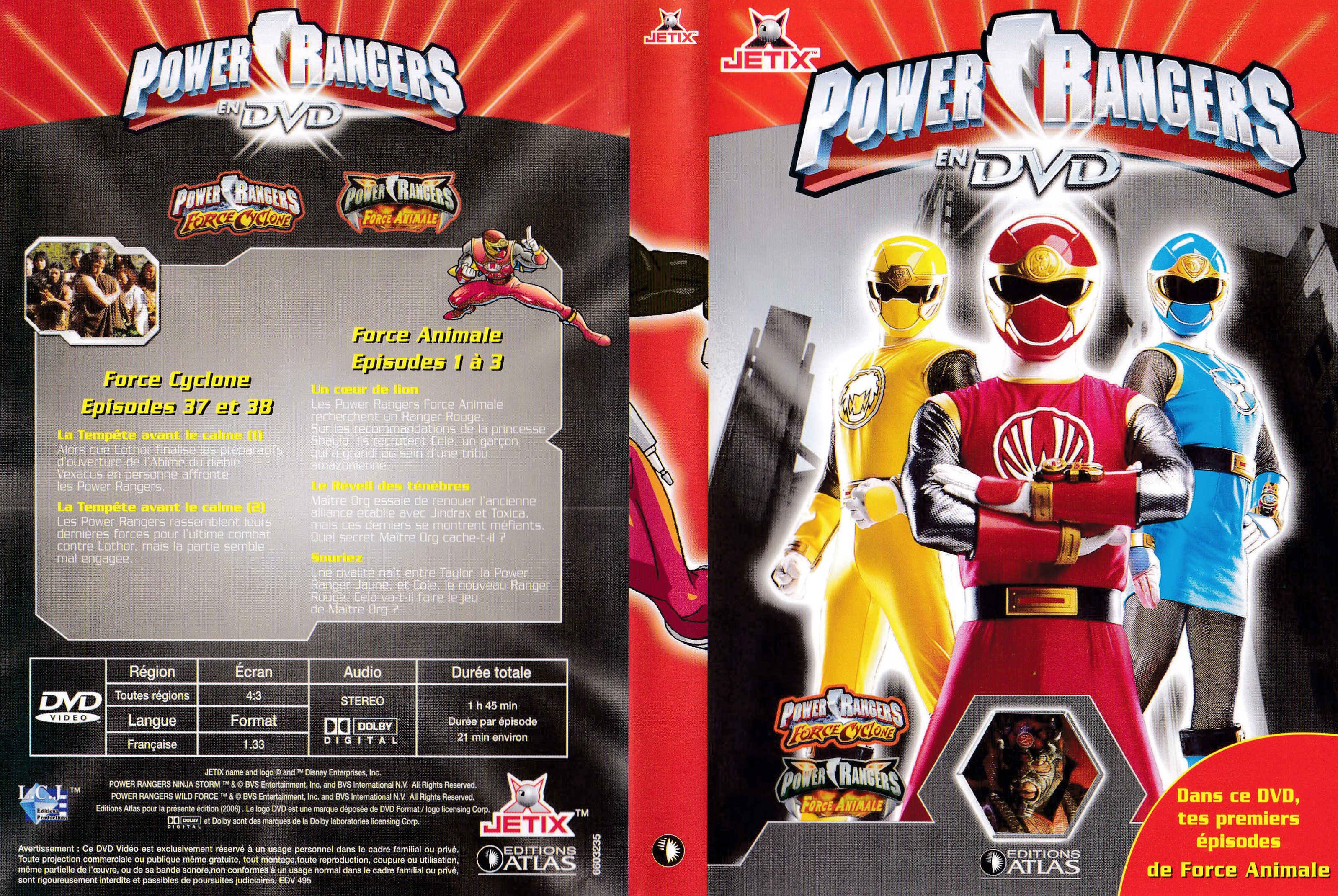 Power Rangers en DVD nÂ°35