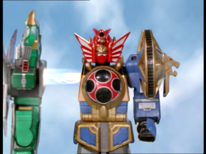 Formation Megazord Cyclone Samouraï