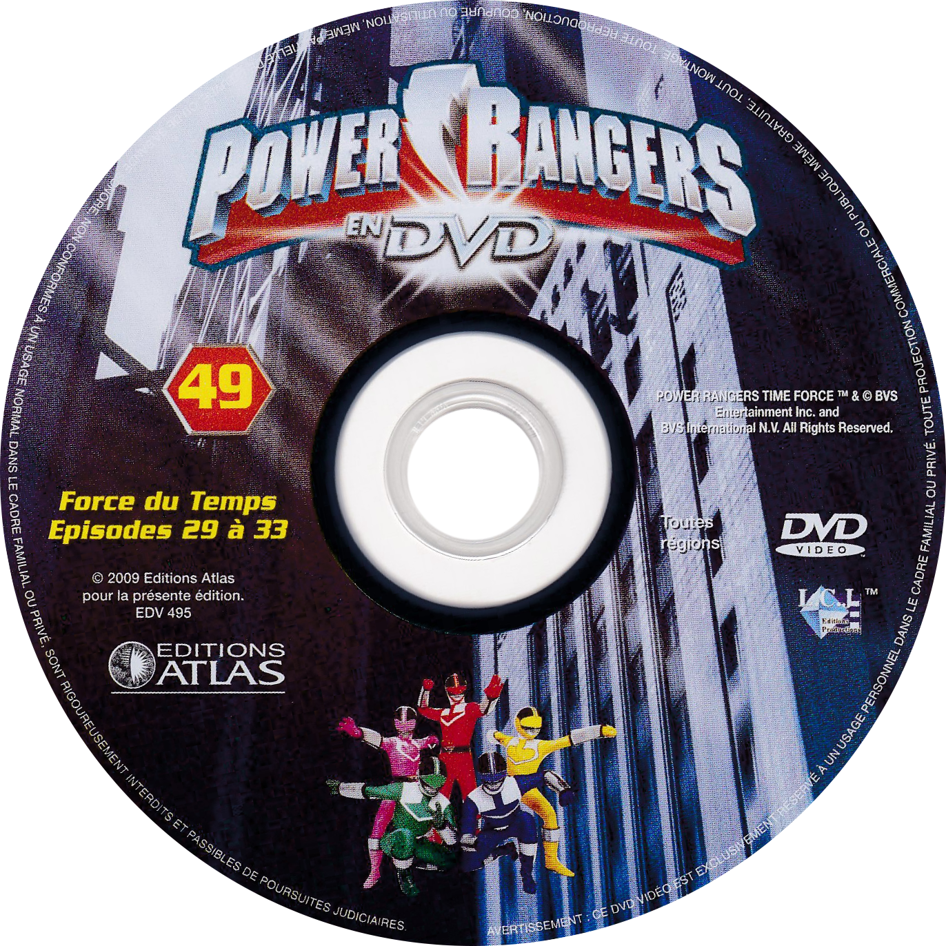 Power Rangers en DVD n°49