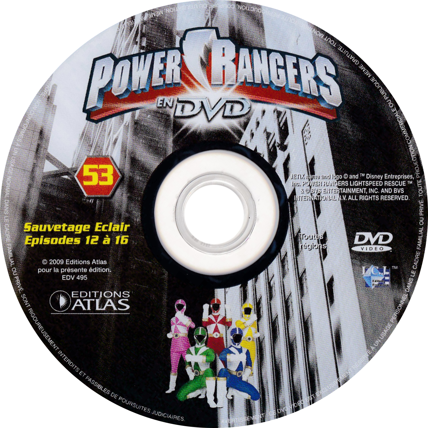 Power Rangers en DVD n°53