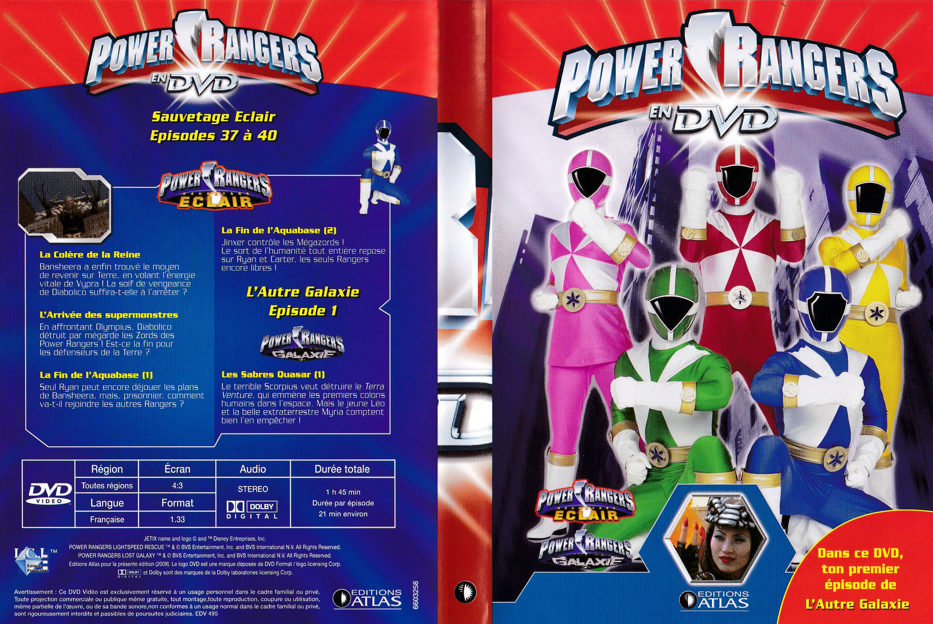 Power Rangers en DVD n°58