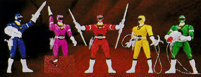 Figurines Turbo Rangers Triple Action