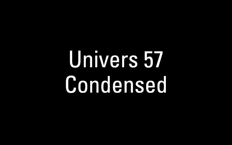 Univers 57