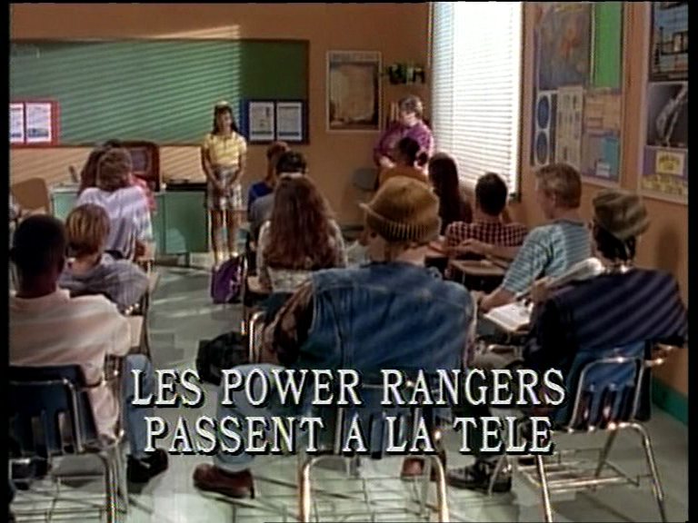 Les Power Rangers passent à la télé