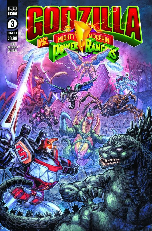 Godzilla vs. the Mighty Morphin Power Rangers Issue 3