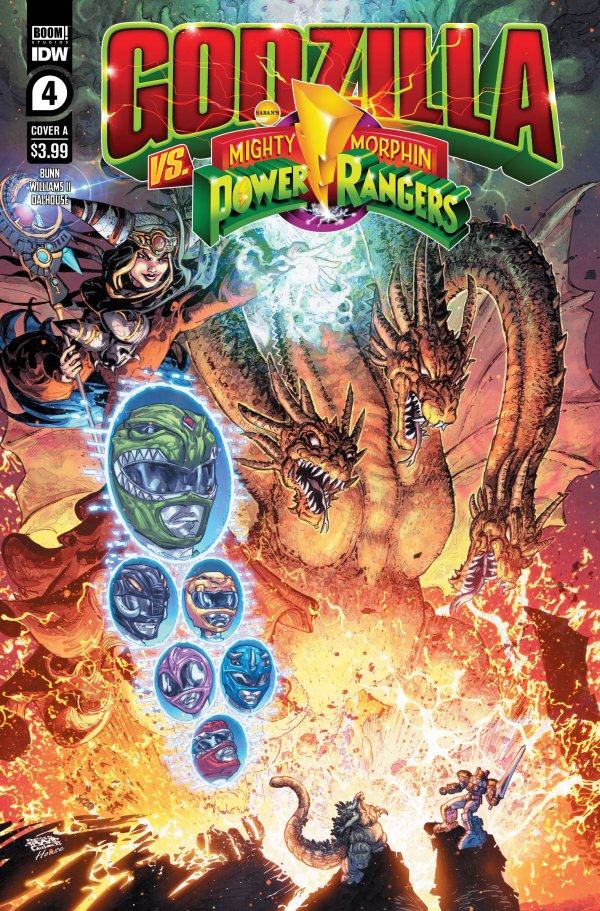 Godzilla vs. the Mighty Morphin Power Rangers Issue 4