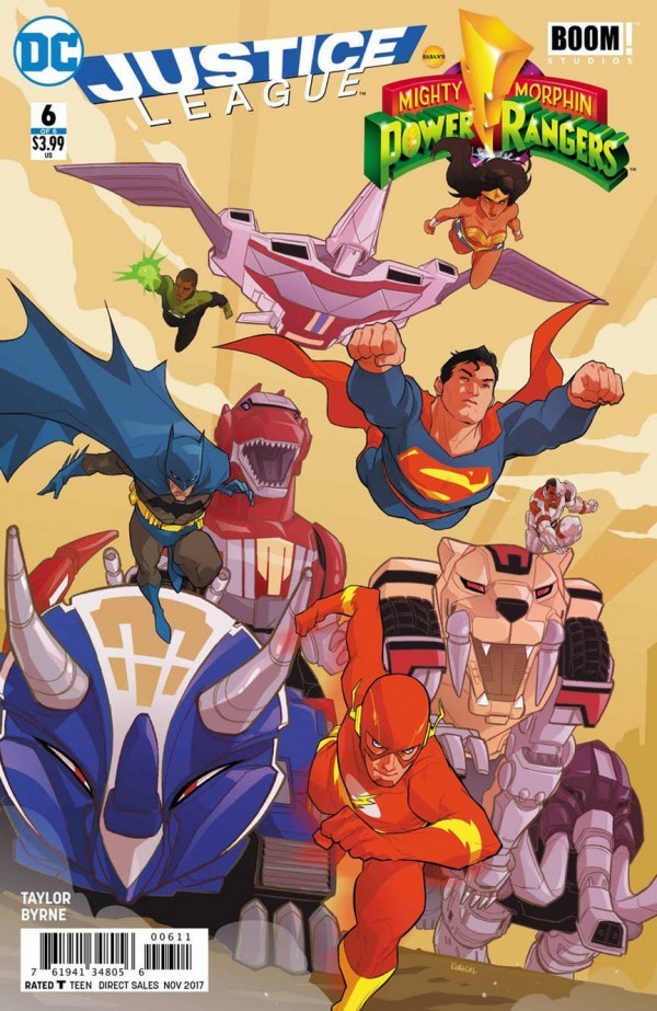 Justice League/Power Rangers Issue 6