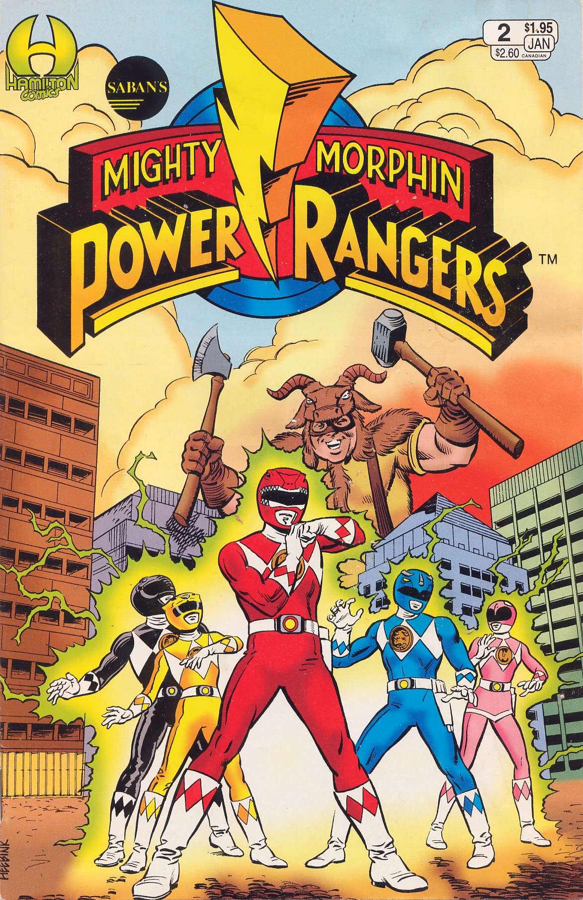 Mighty Morphin Power Rangers Series 1 Issue 2