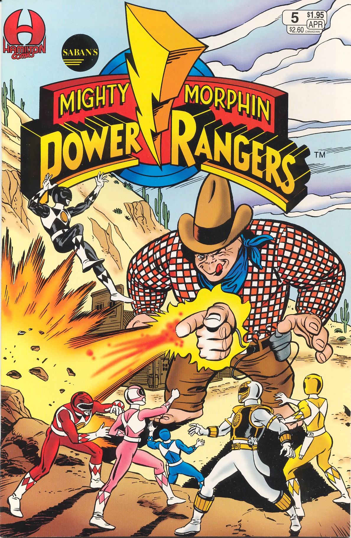 Mighty Morphin Power Rangers Series 1 Issue 5