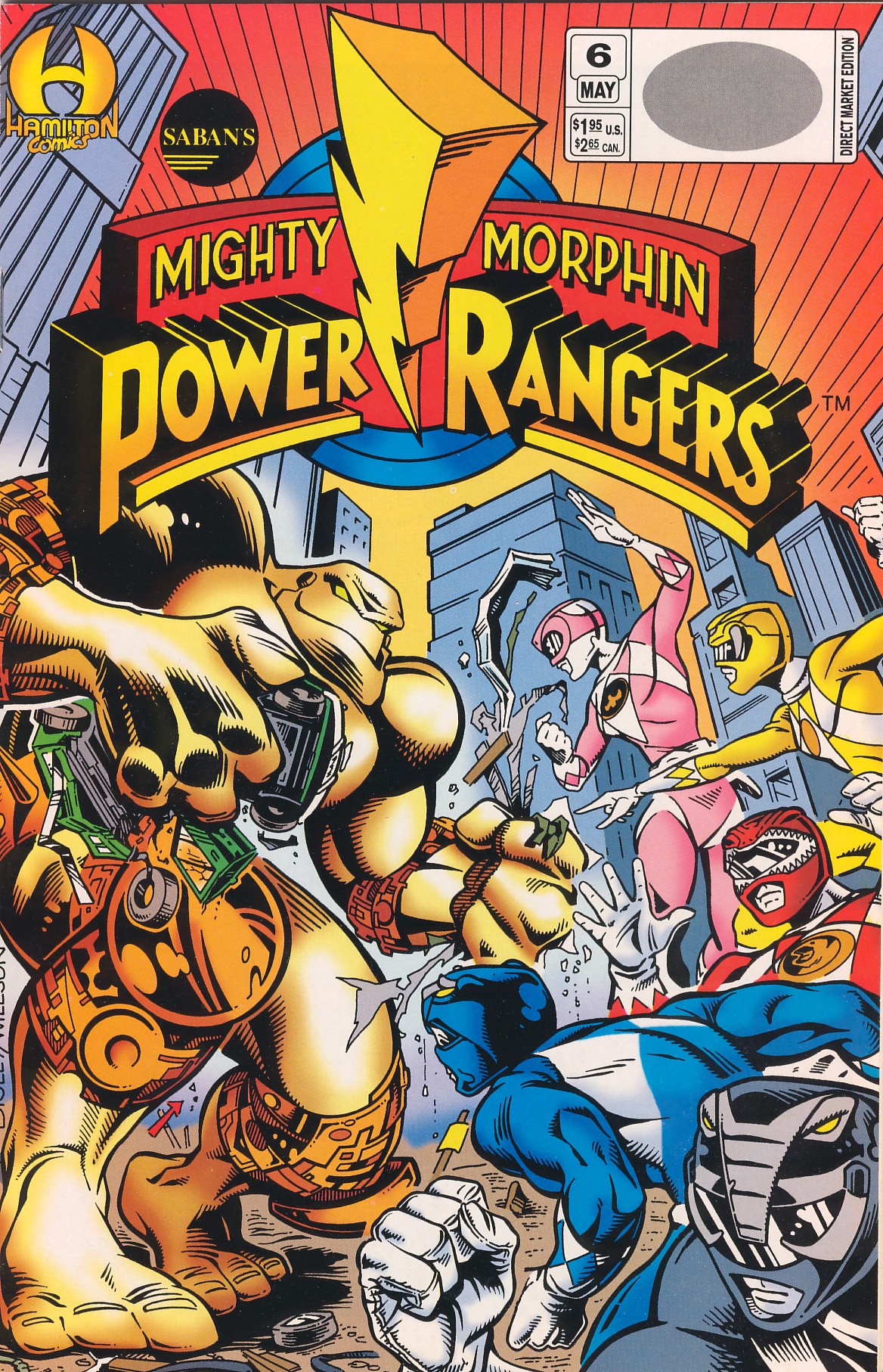 Mighty Morphin Power Rangers Series 1 Issue 6
