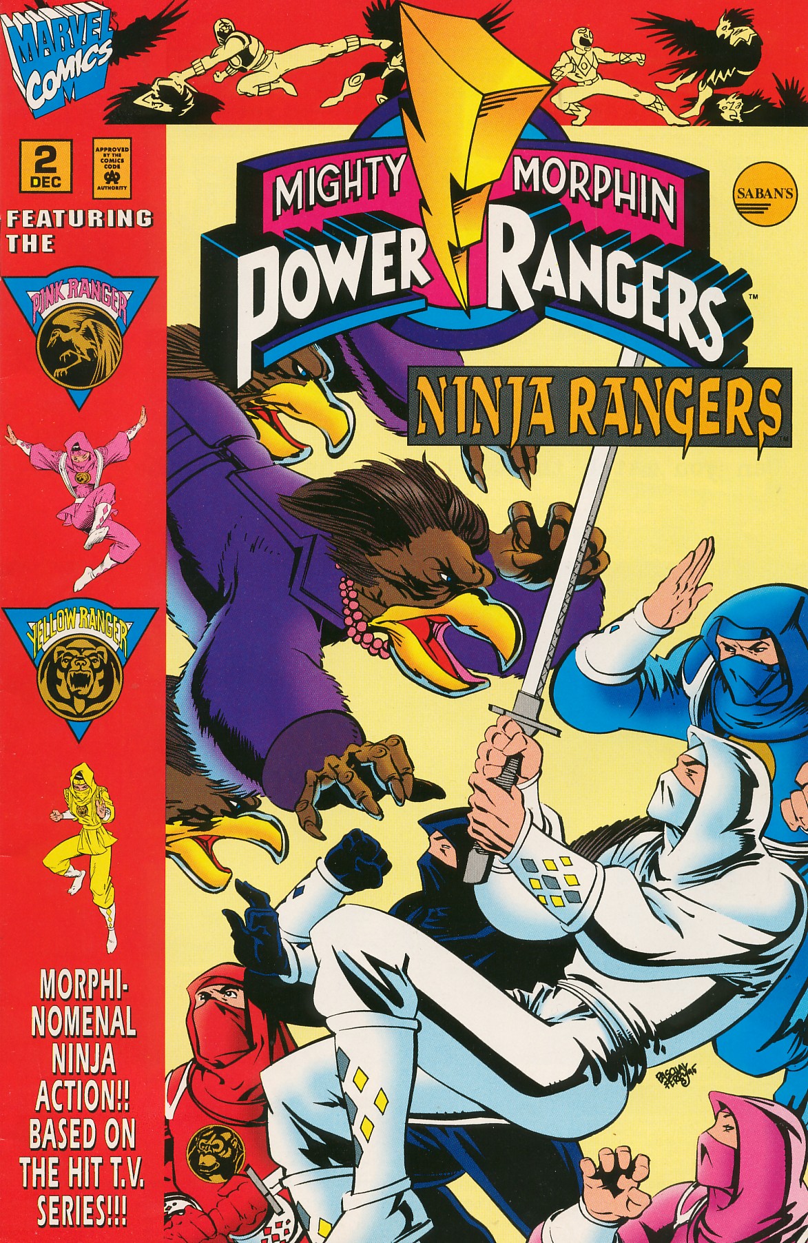 Mighty Morphin Power Rangers Ninja Rangers Issue 2