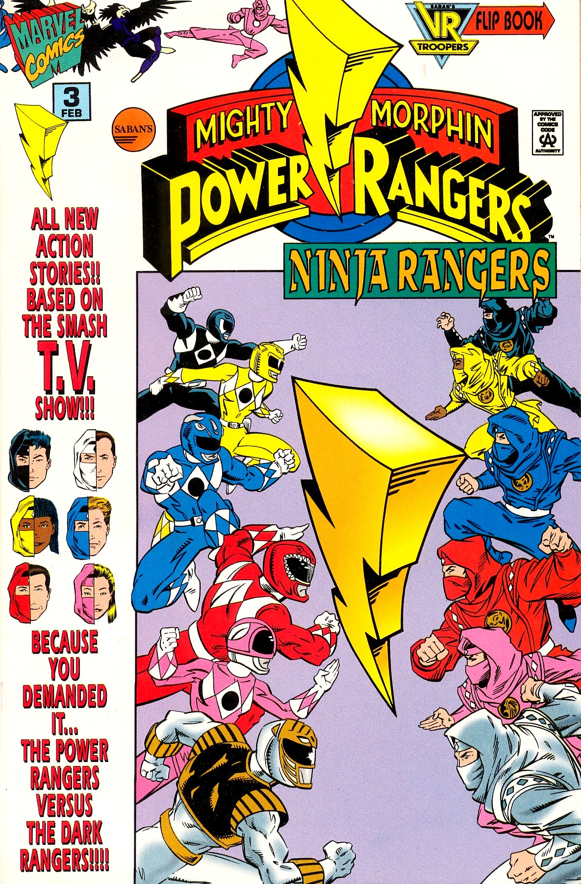 Mighty Morphin Power Rangers Ninja Rangers Issue 3