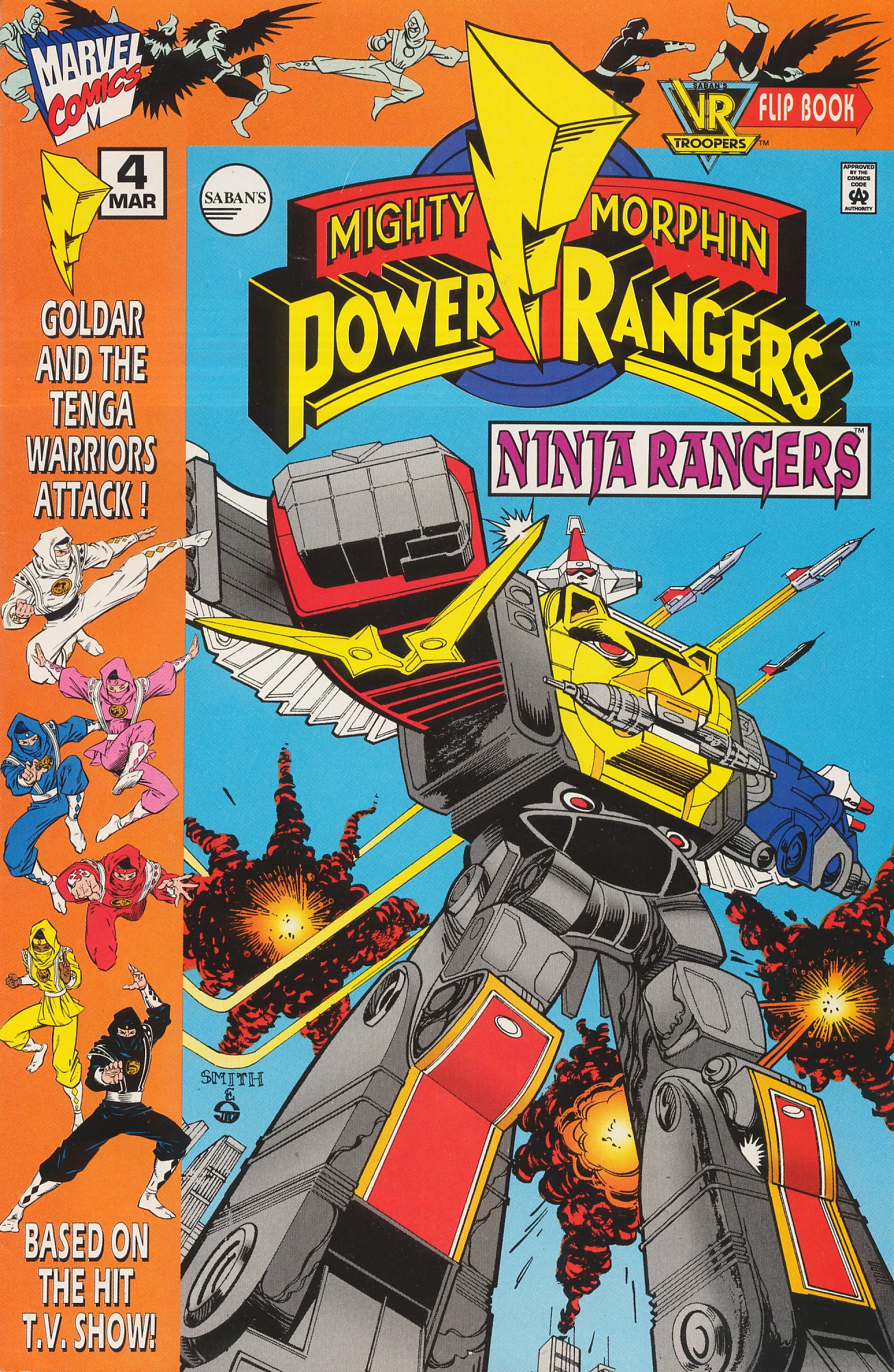 Mighty Morphin Power Rangers Ninja Rangers Issue 4