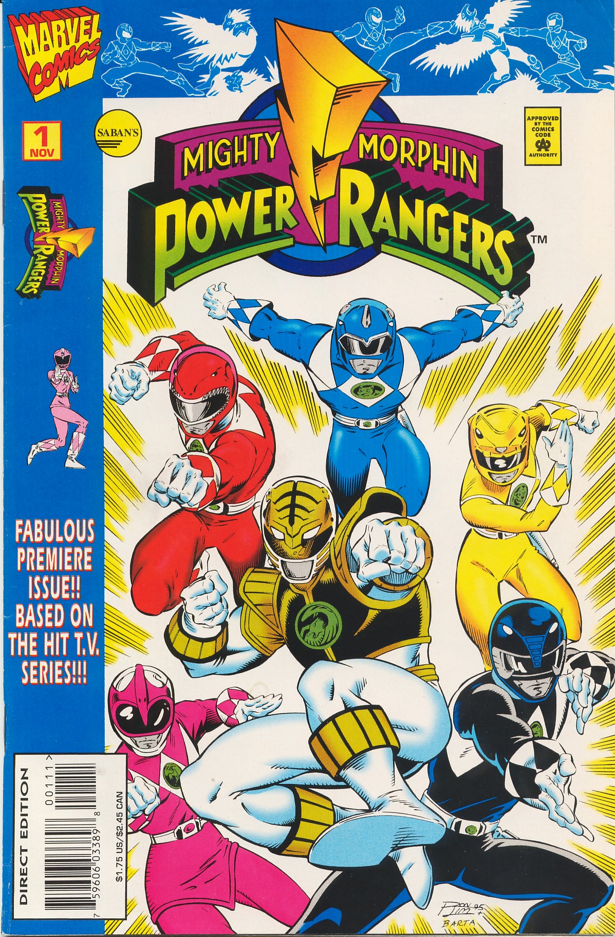Mighty Morphin Power Rangers Series 3 Issue 1