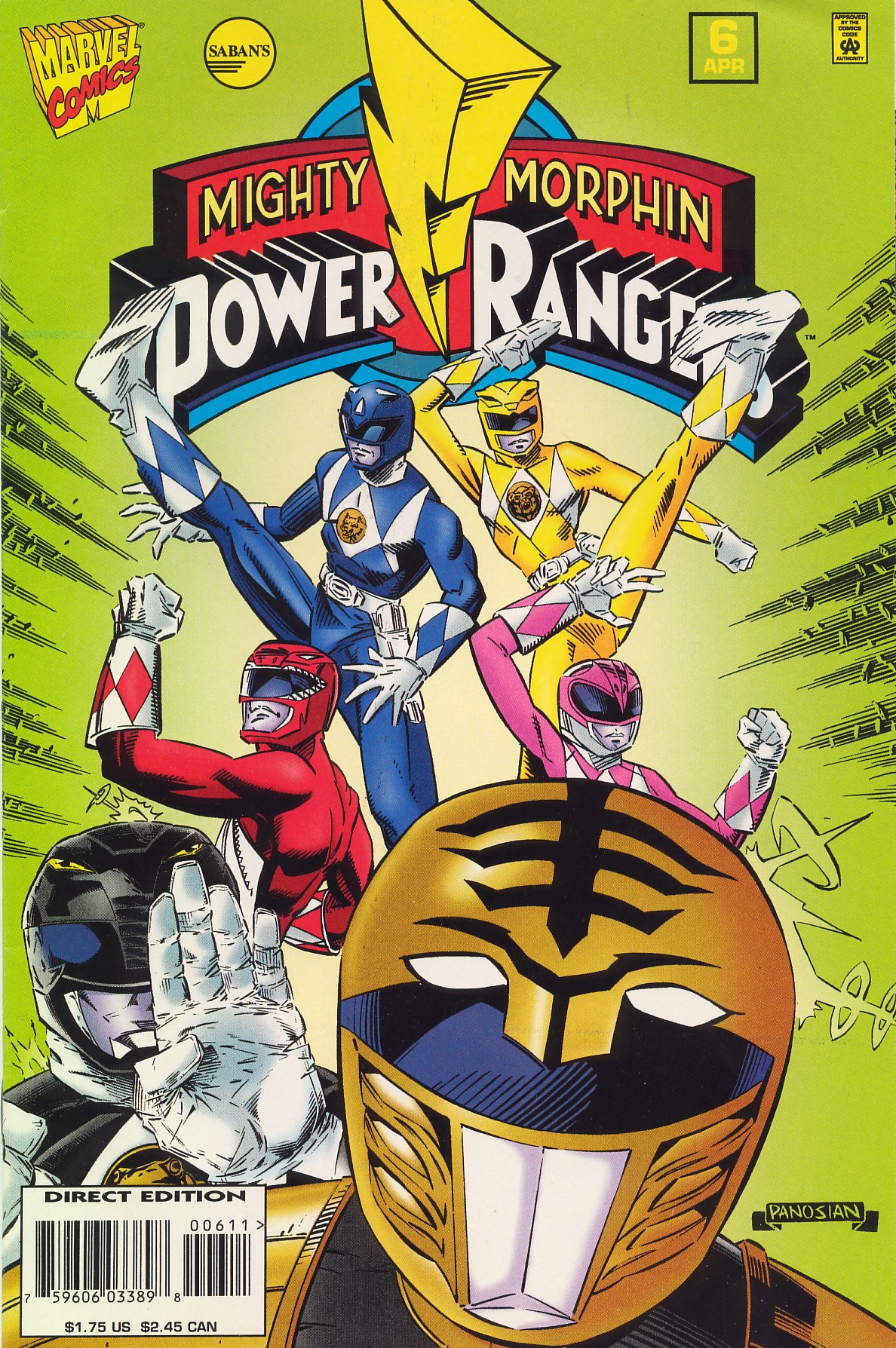 Mighty Morphin Power Rangers Series 3 Issue 6