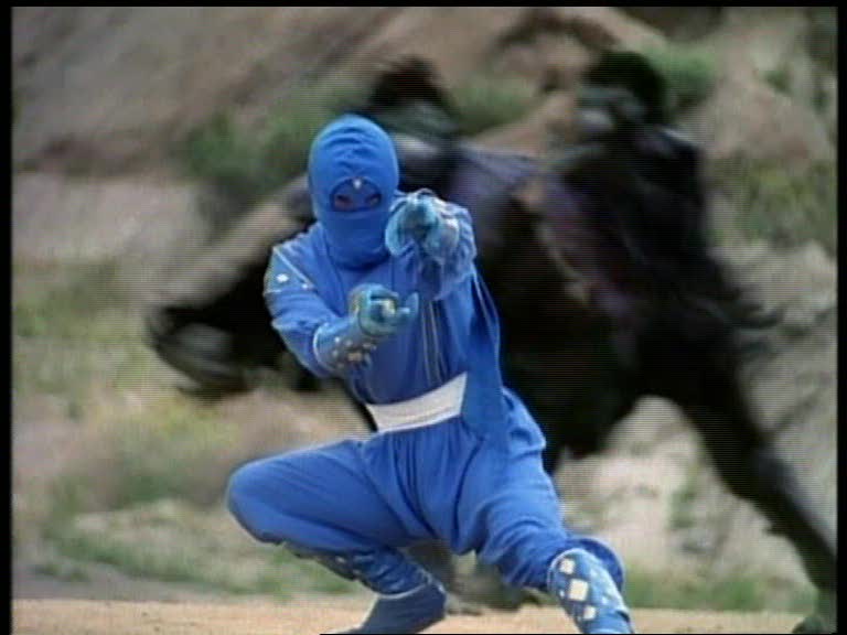 Ninja Ranger Bleu