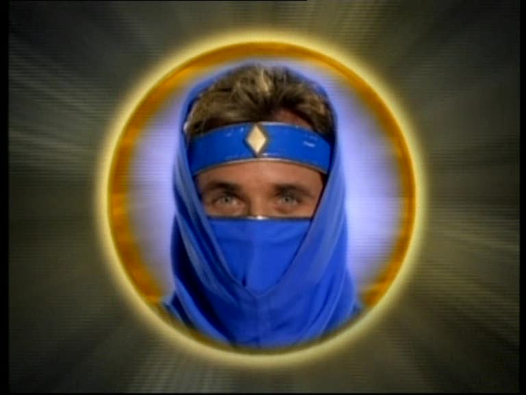 Transformation Ninja Ranger Bleu