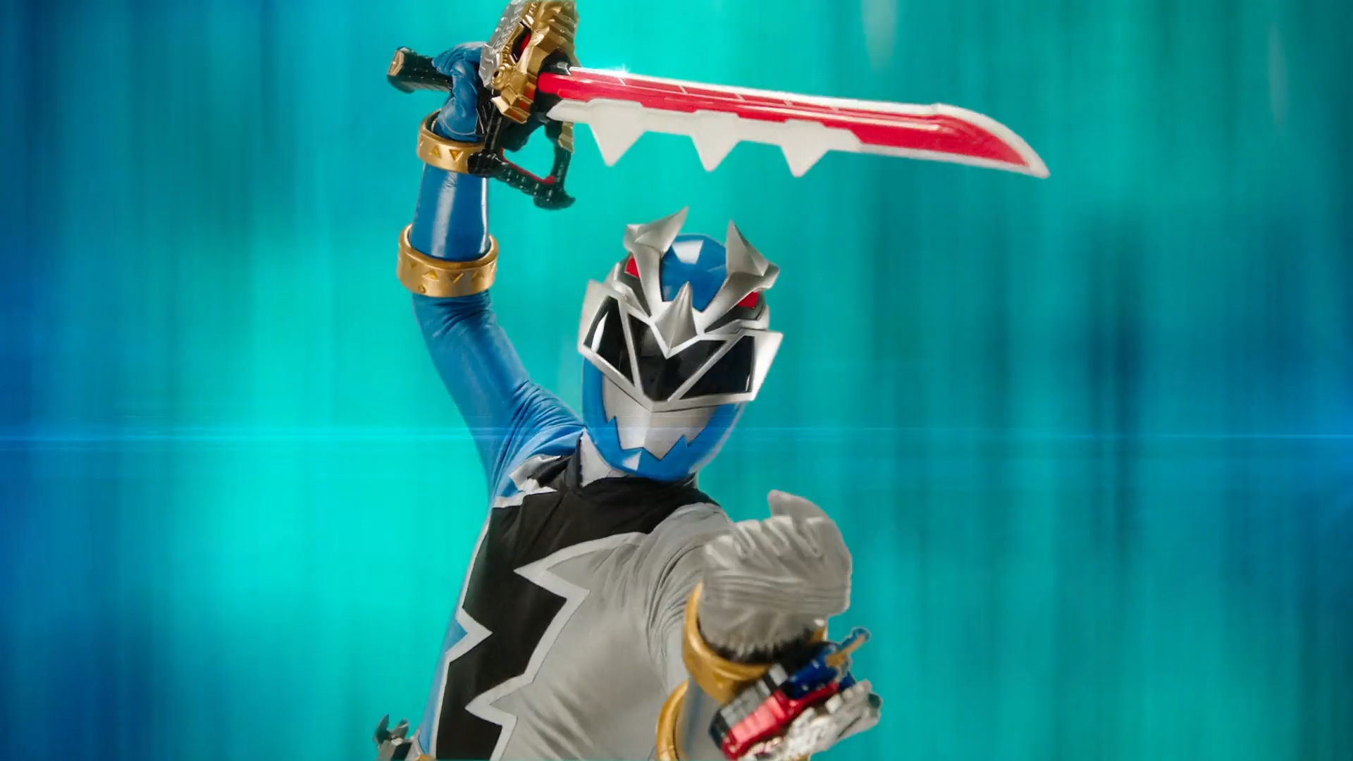 Dino Fury Ranger Bleu