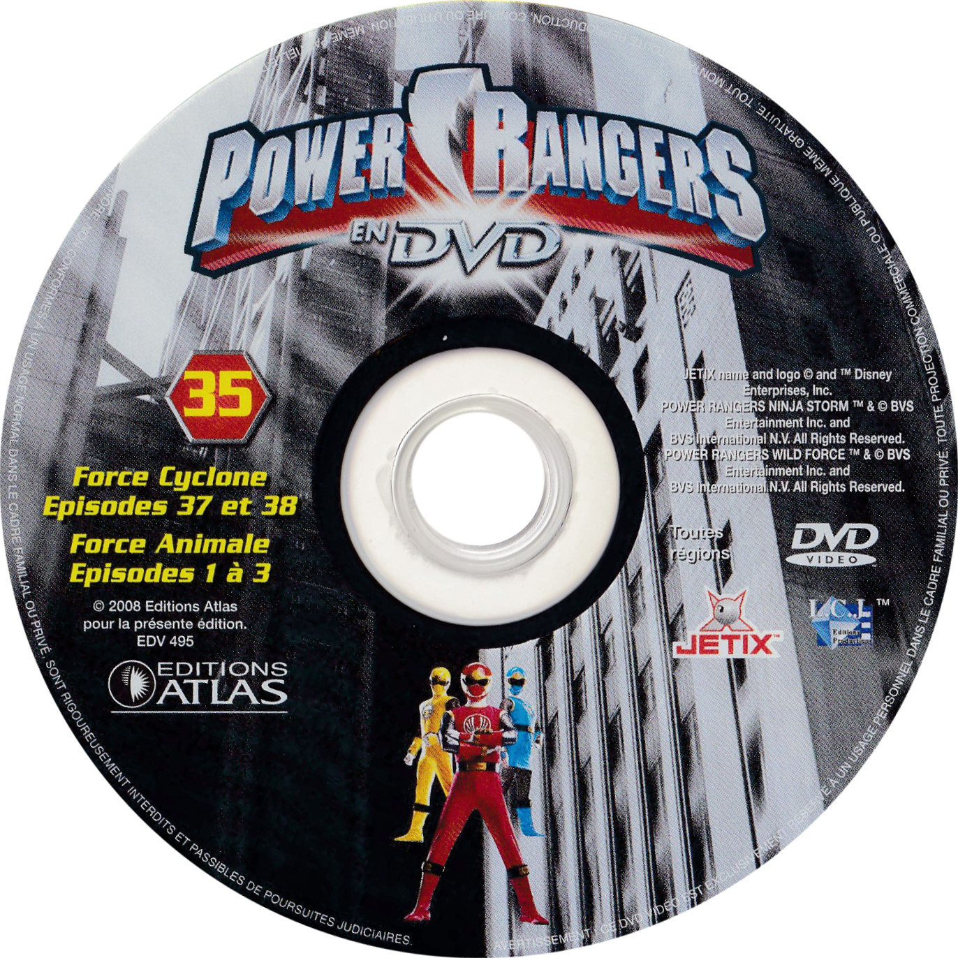 Power Rangers en DVD n°35