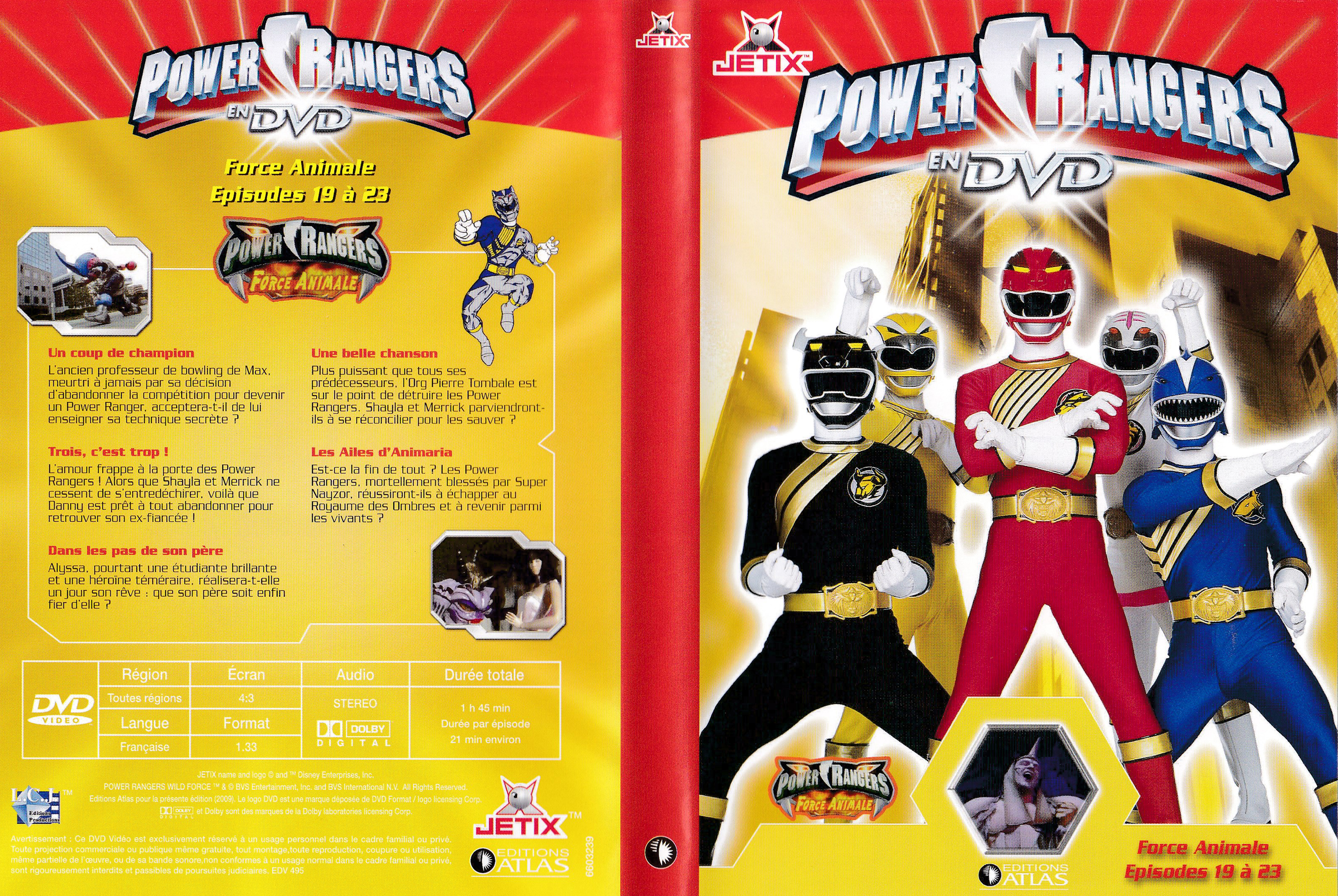Power Rangers en DVD n°39
