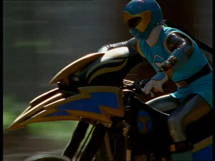 Moto Ninja Bleue