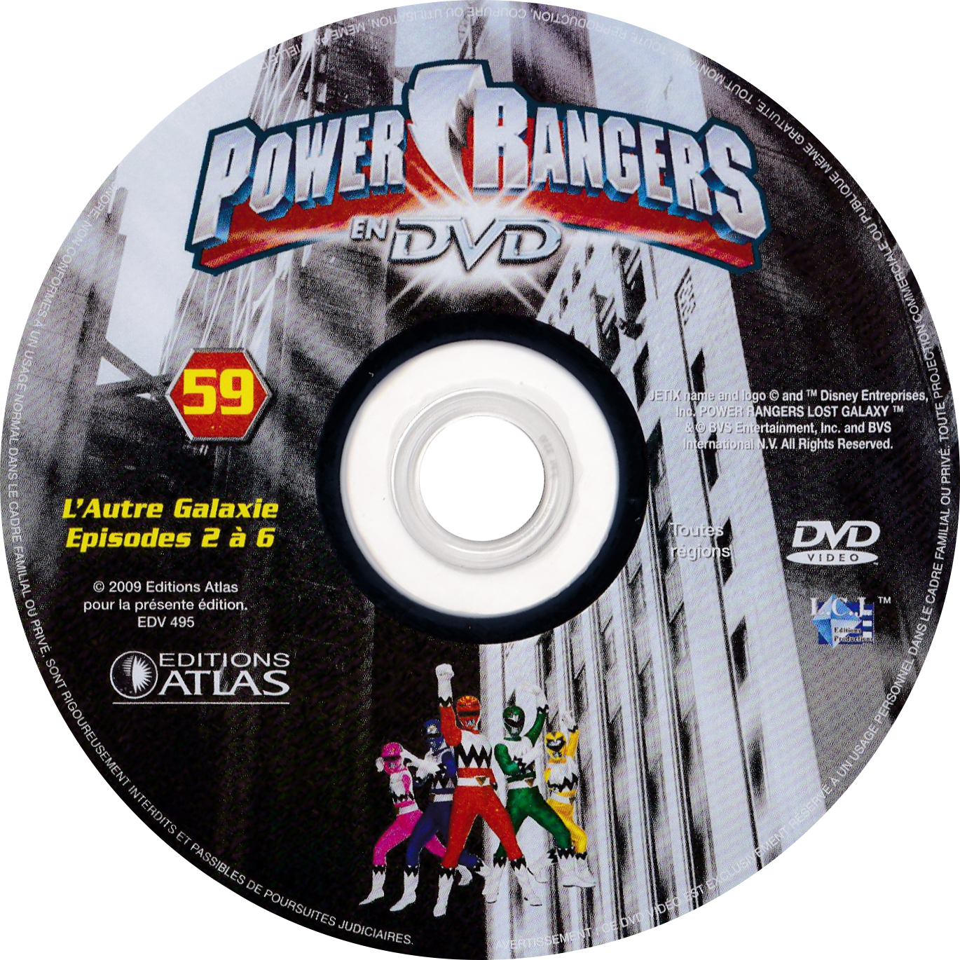 Power Rangers en DVD n°59