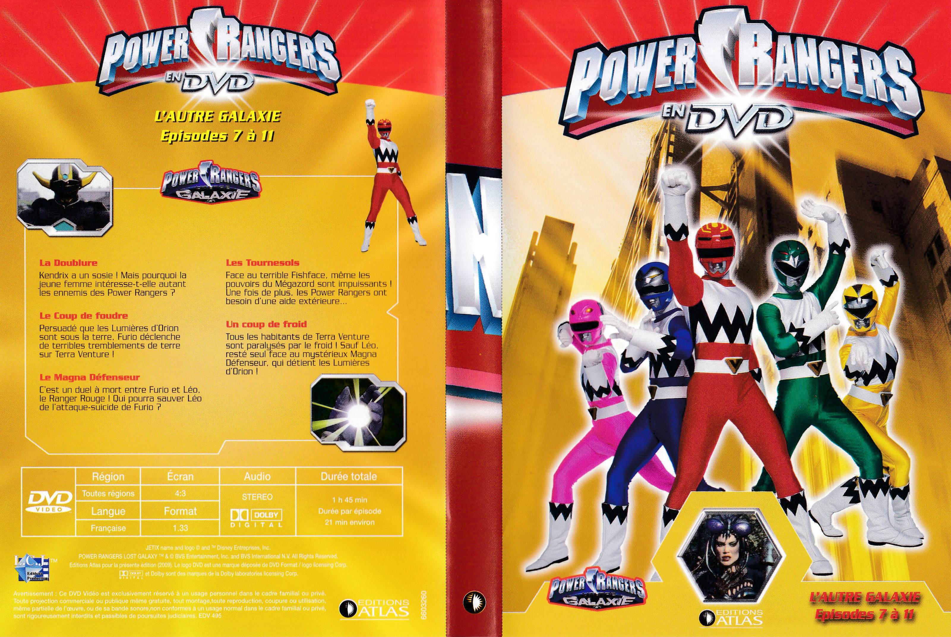 Power Rangers en DVD n°60