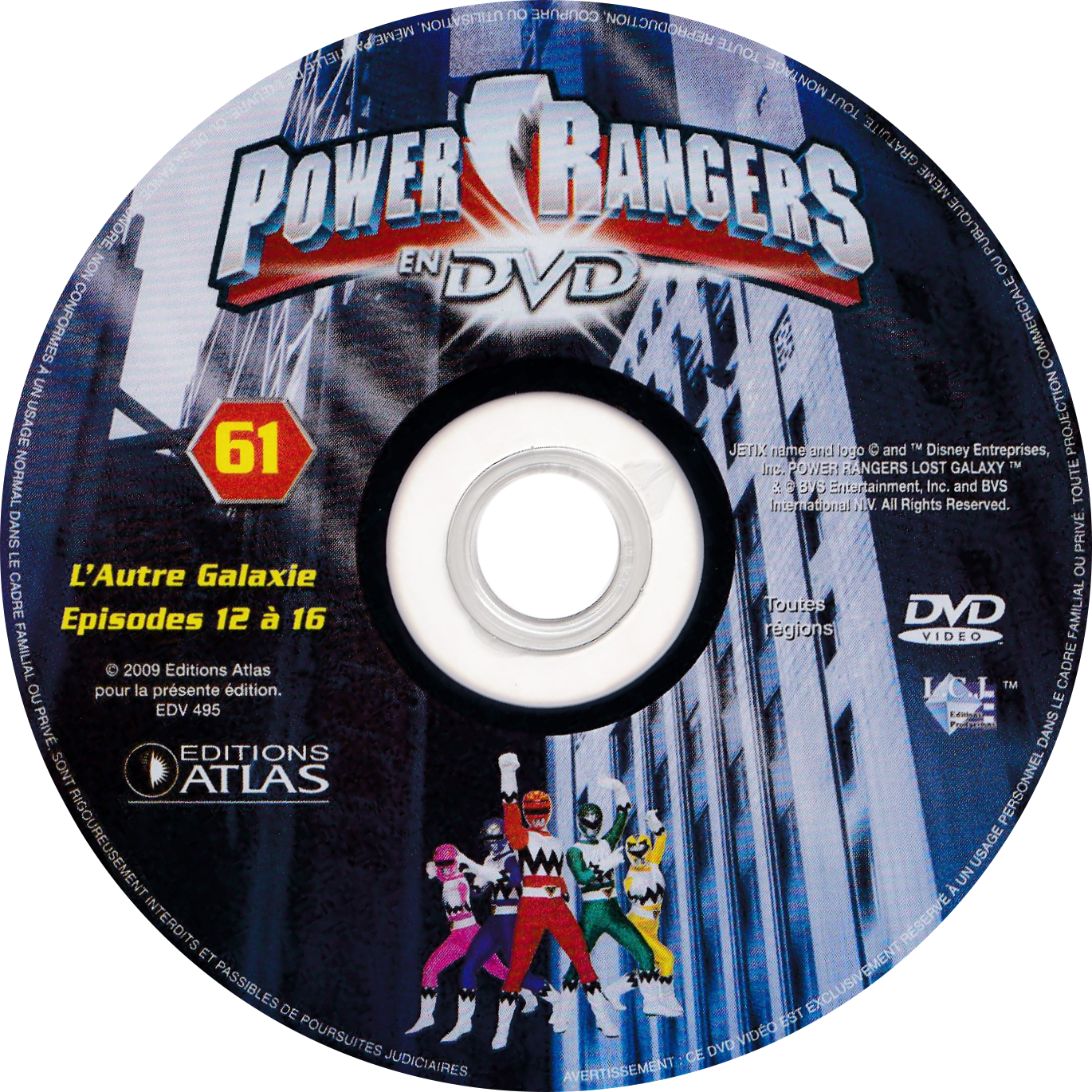 Power Rangers en DVD n°61