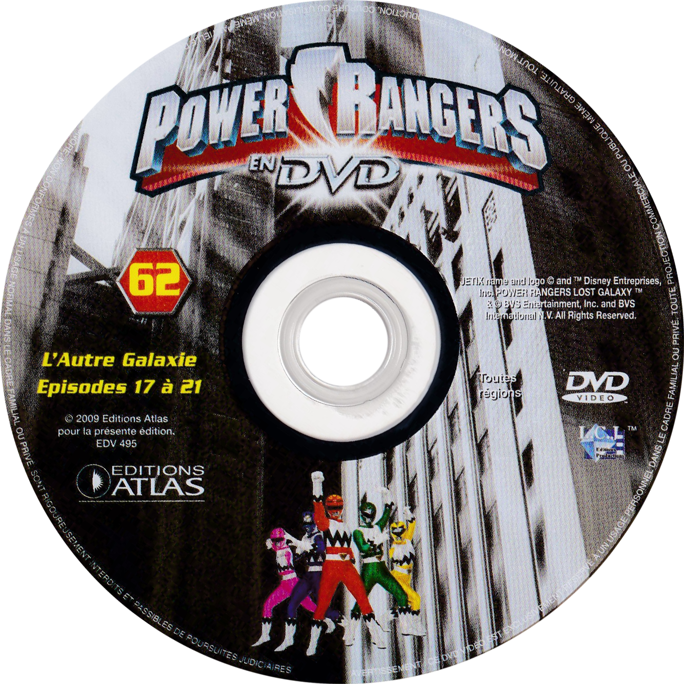 Power Rangers en DVD n°62