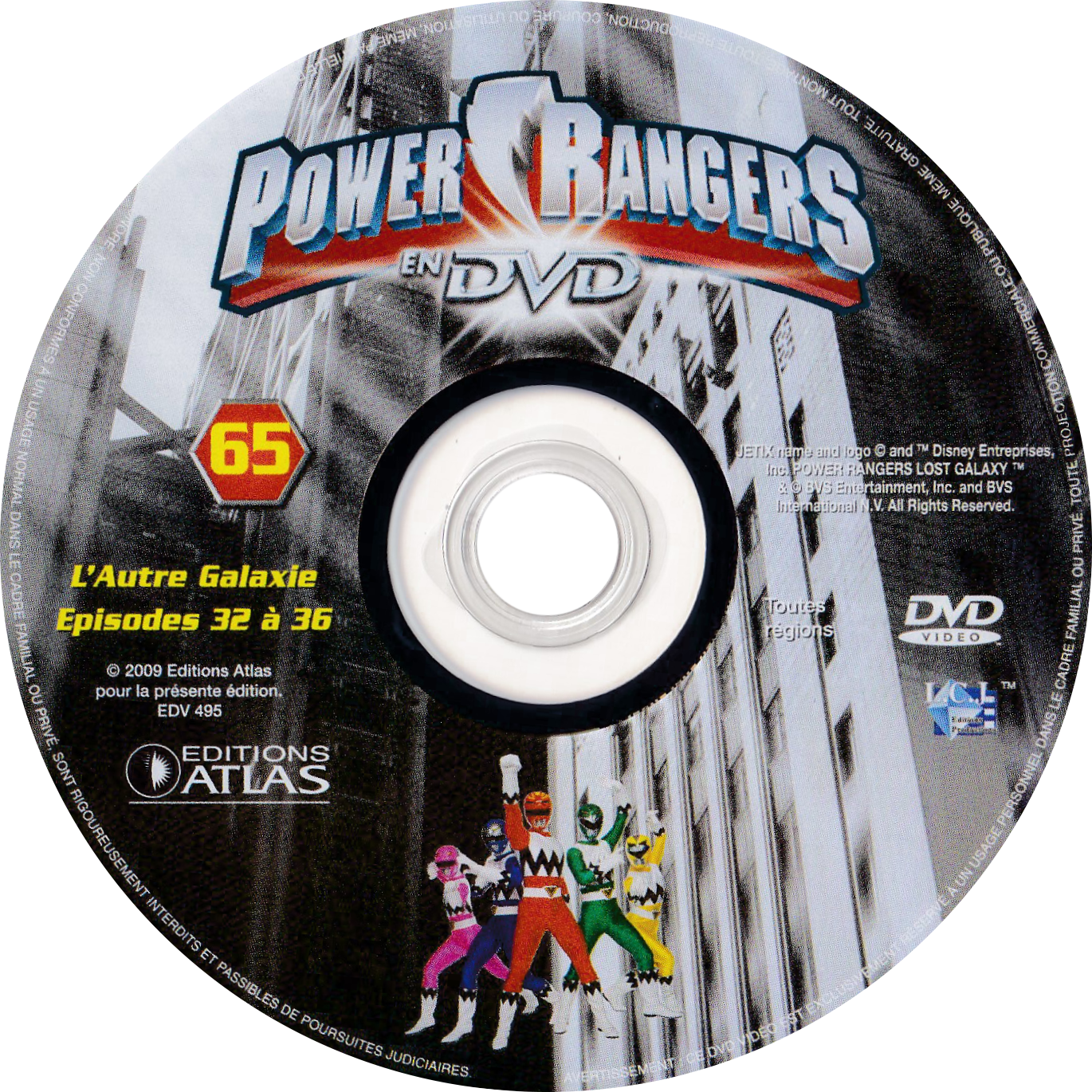 Power Rangers en DVD n°65