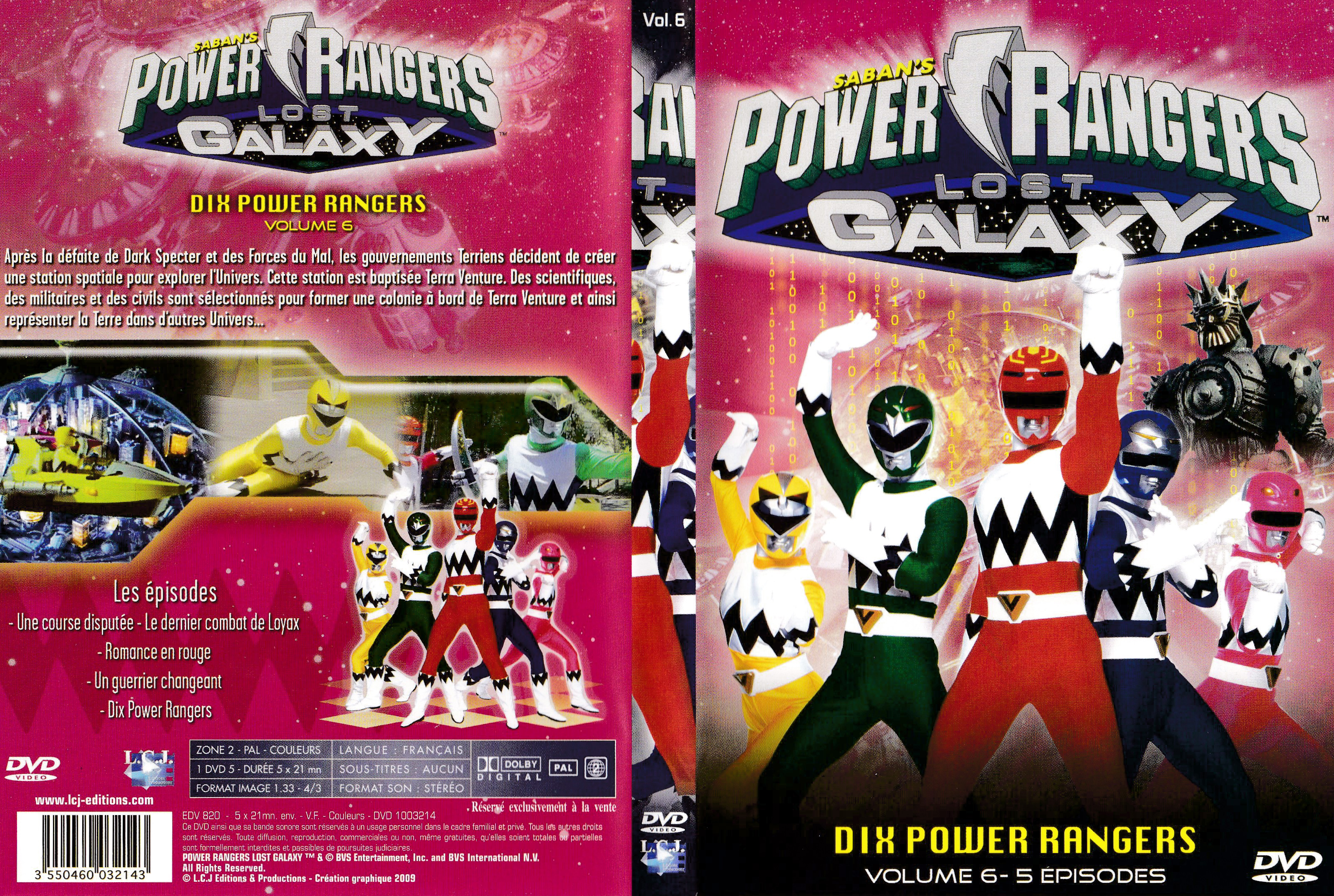Volume 6 Dix Power Rangers