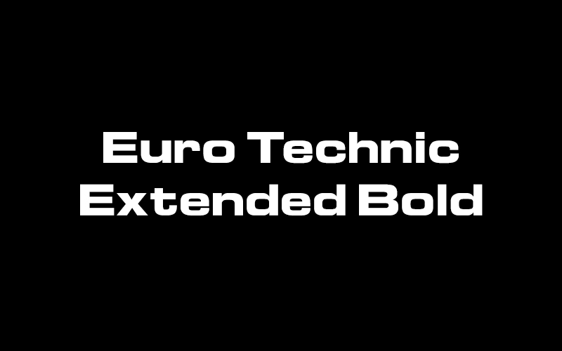 Euro Technic Extended Bold